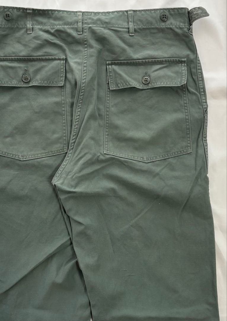 60s　ベイカーパンツ (アジャスター付き）　色染まり