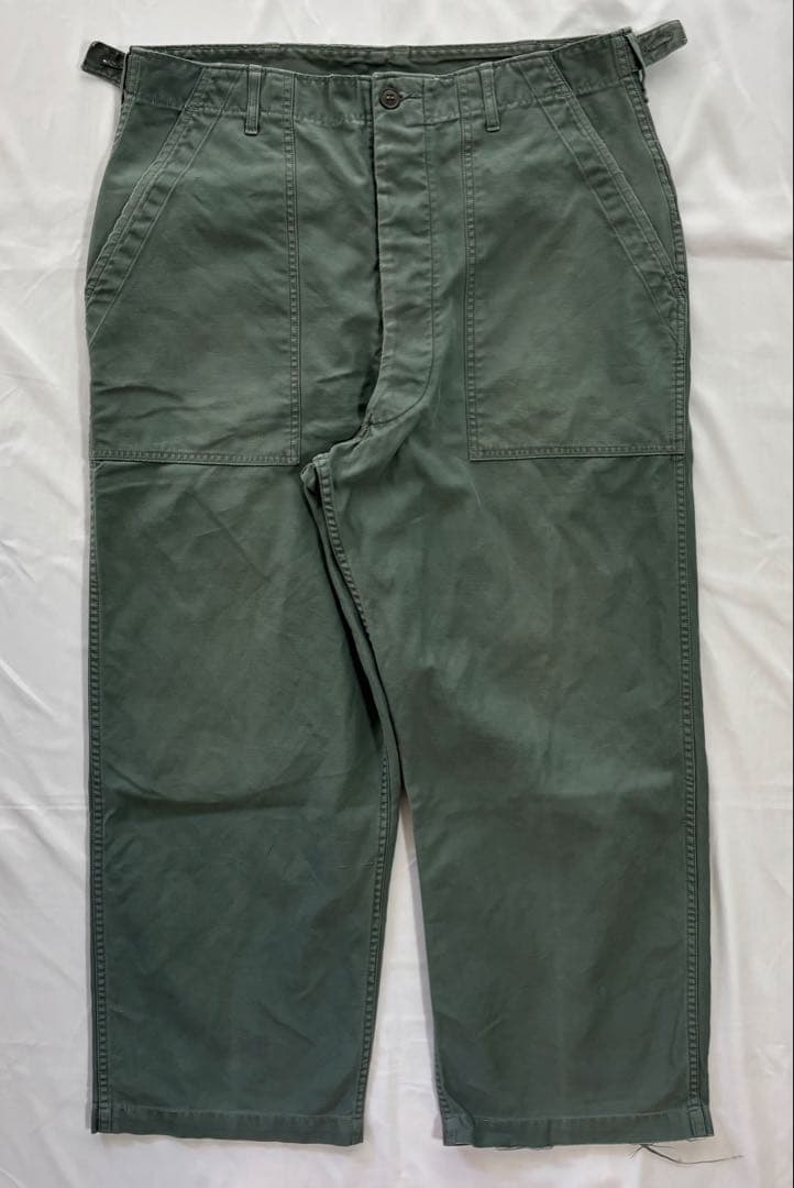 60s　ベイカーパンツ (アジャスター付き）　色染まり