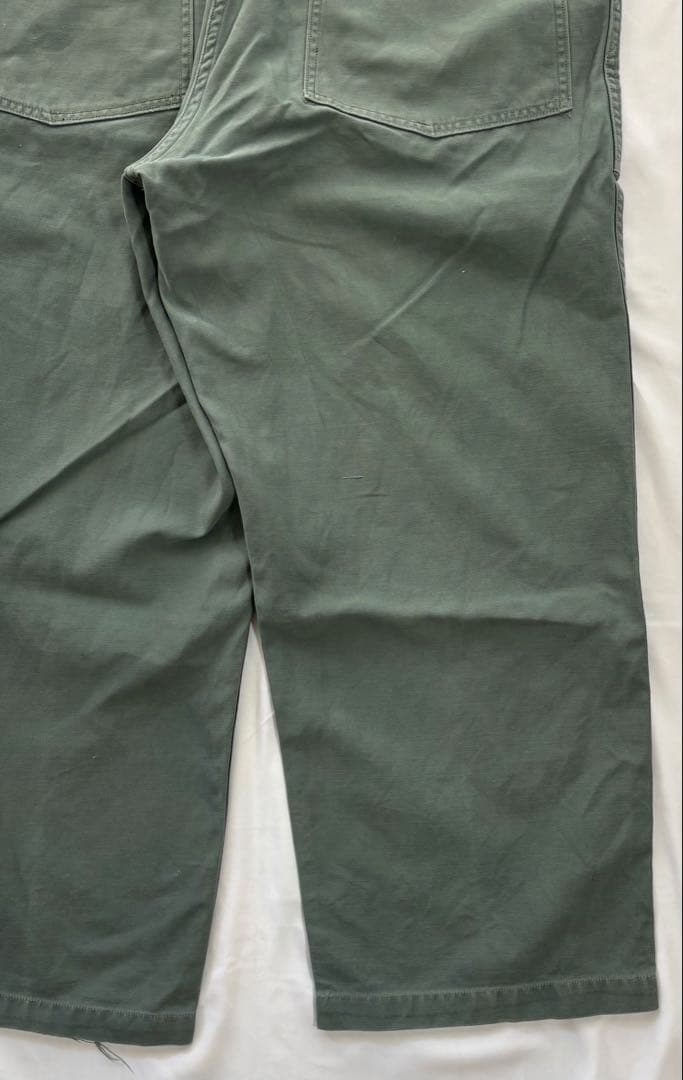 60s　ベイカーパンツ (アジャスター付き）　色染まり