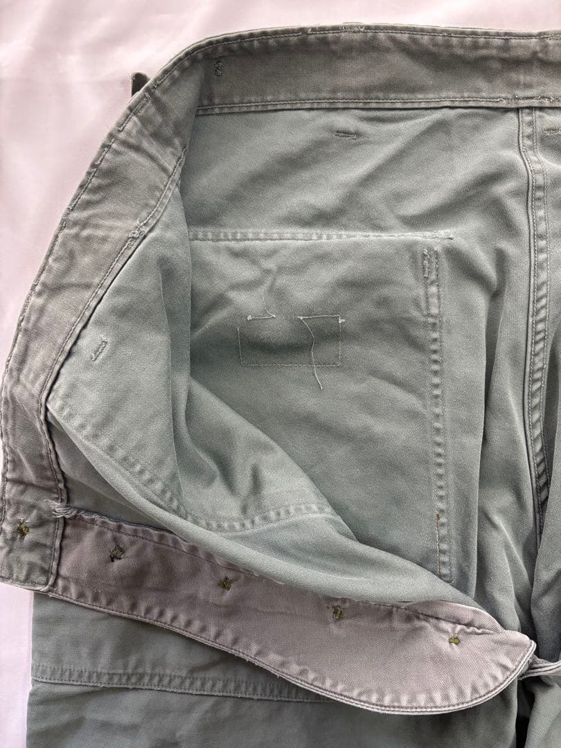 60s　ベイカーパンツ (アジャスター付き）　色染まり