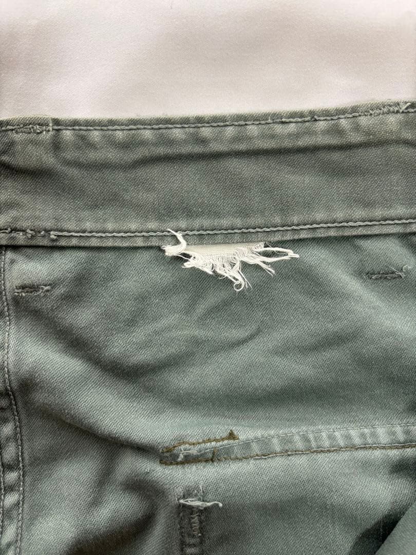 60s　ベイカーパンツ (アジャスター付き）　色染まり