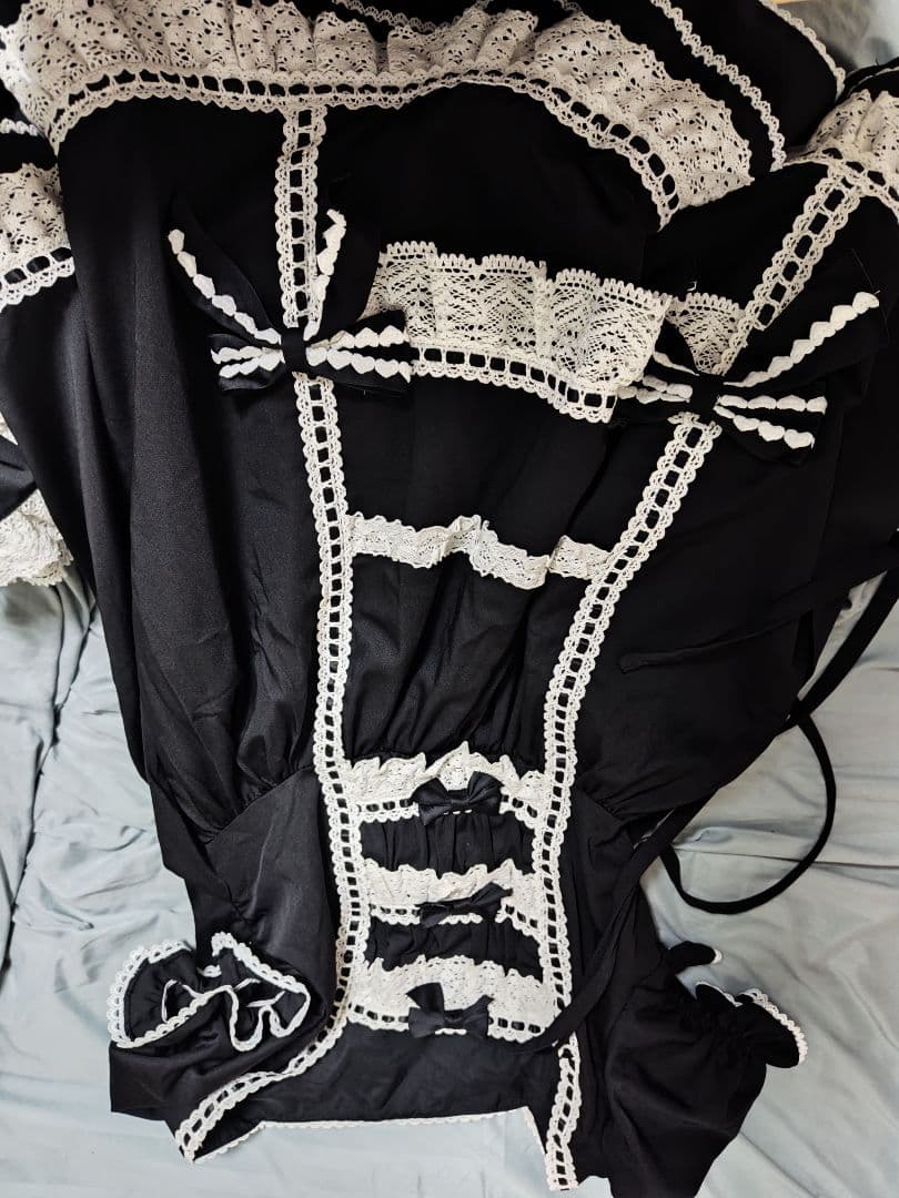 トゥアリス　ワンピース　付け袖　カチューシャ　ソックスセット　ロリィタ　ロリータ