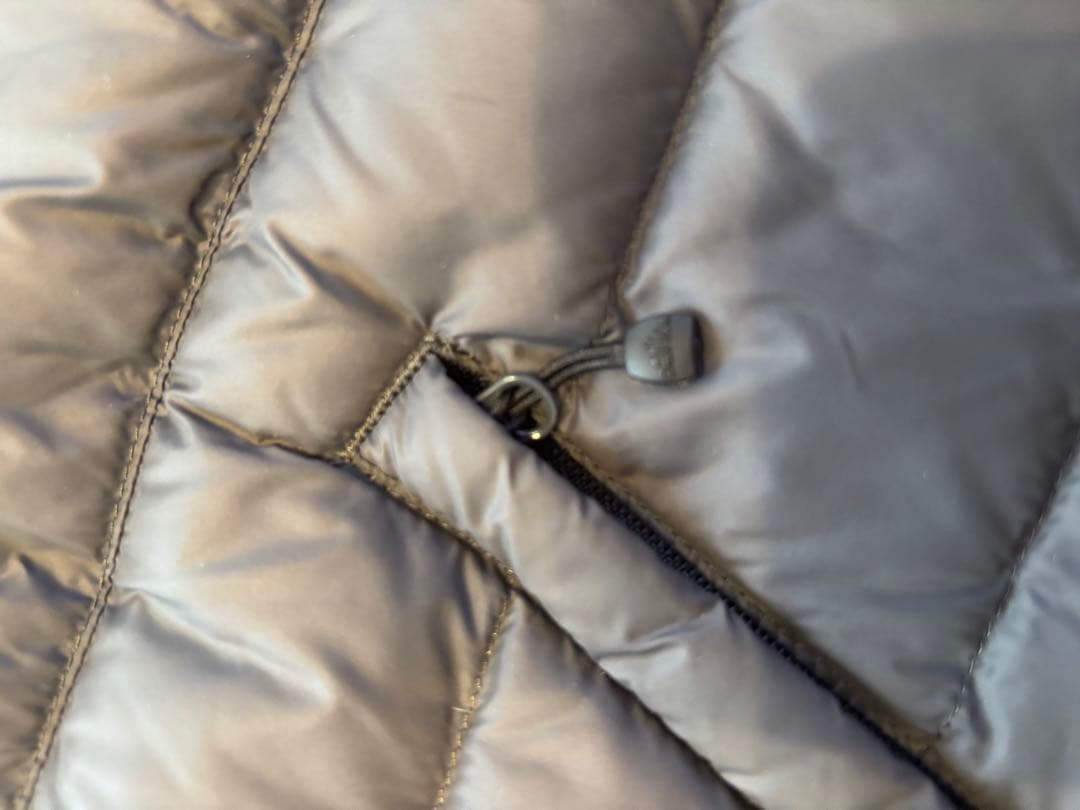 DANTON／インナー ダウン ベスト　チャコールグレー　36サイズ