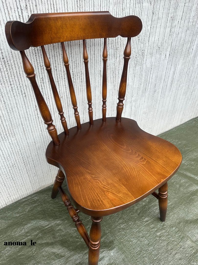 【ダイニングチェア】1　飛騨産業　キツツキ　穂高　スティックバック　ウィンザー