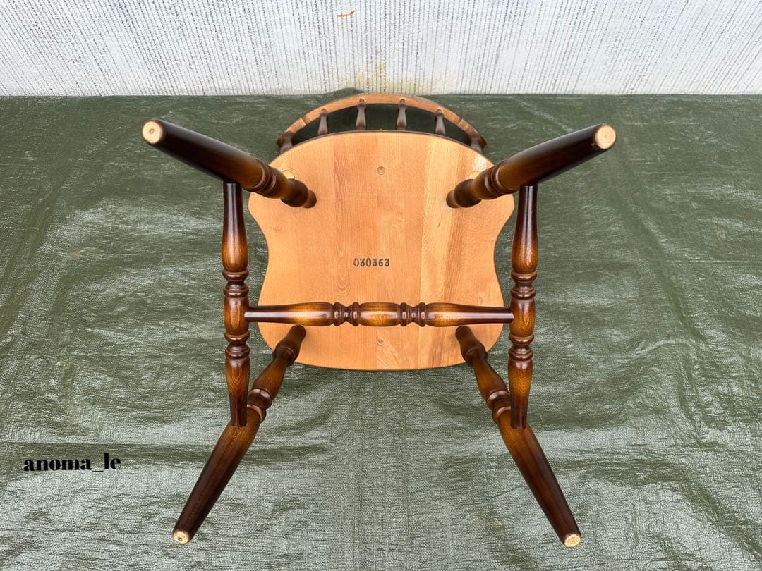 【ダイニングチェア】1　飛騨産業　キツツキ　穂高　スティックバック　ウィンザー