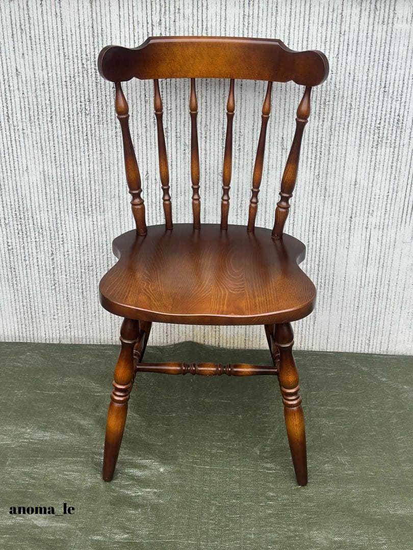 【ダイニングチェア】1　飛騨産業　キツツキ　穂高　スティックバック　ウィンザー