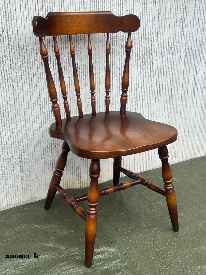 【ダイニングチェア】1　飛騨産業　キツツキ　穂高　スティックバック　ウィンザー