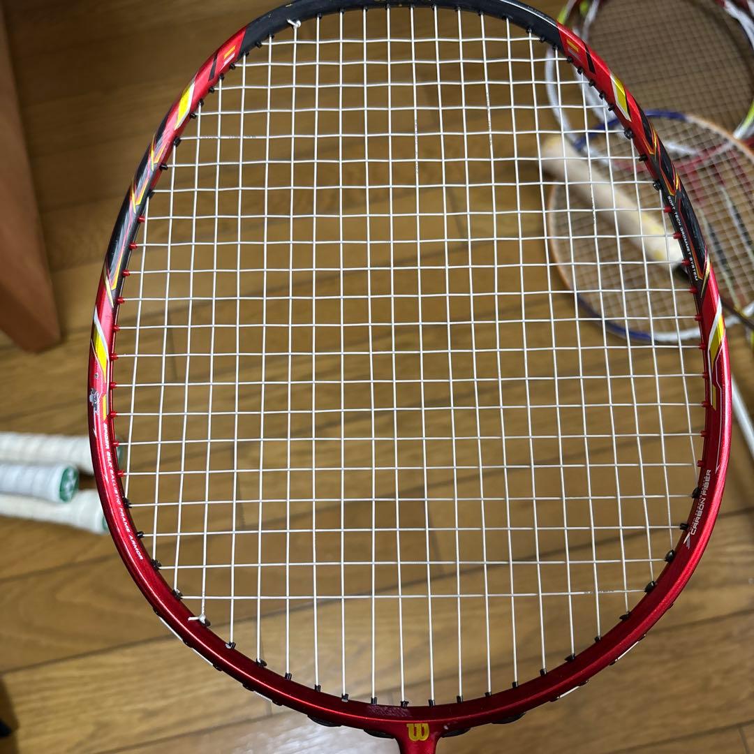 バドミントン ラケット 3点セット ※ジャンク品あり