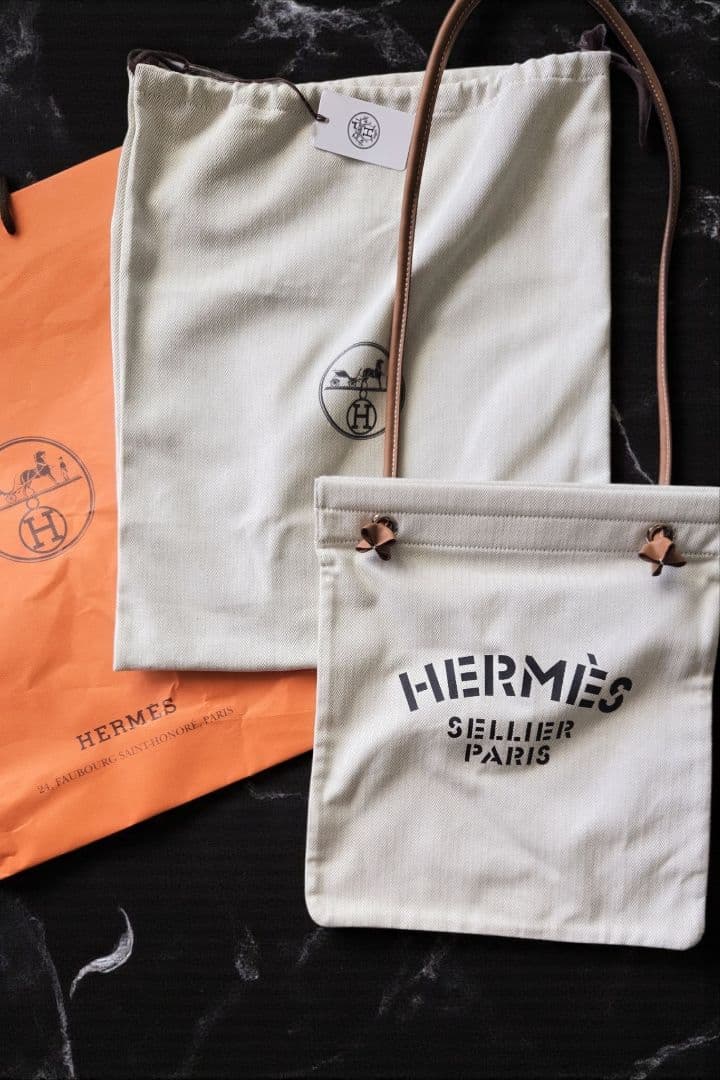 HERMES銀座♥️エルメス♥️アリーヌトートバッグ新品刻印Kタグ付ピコタン