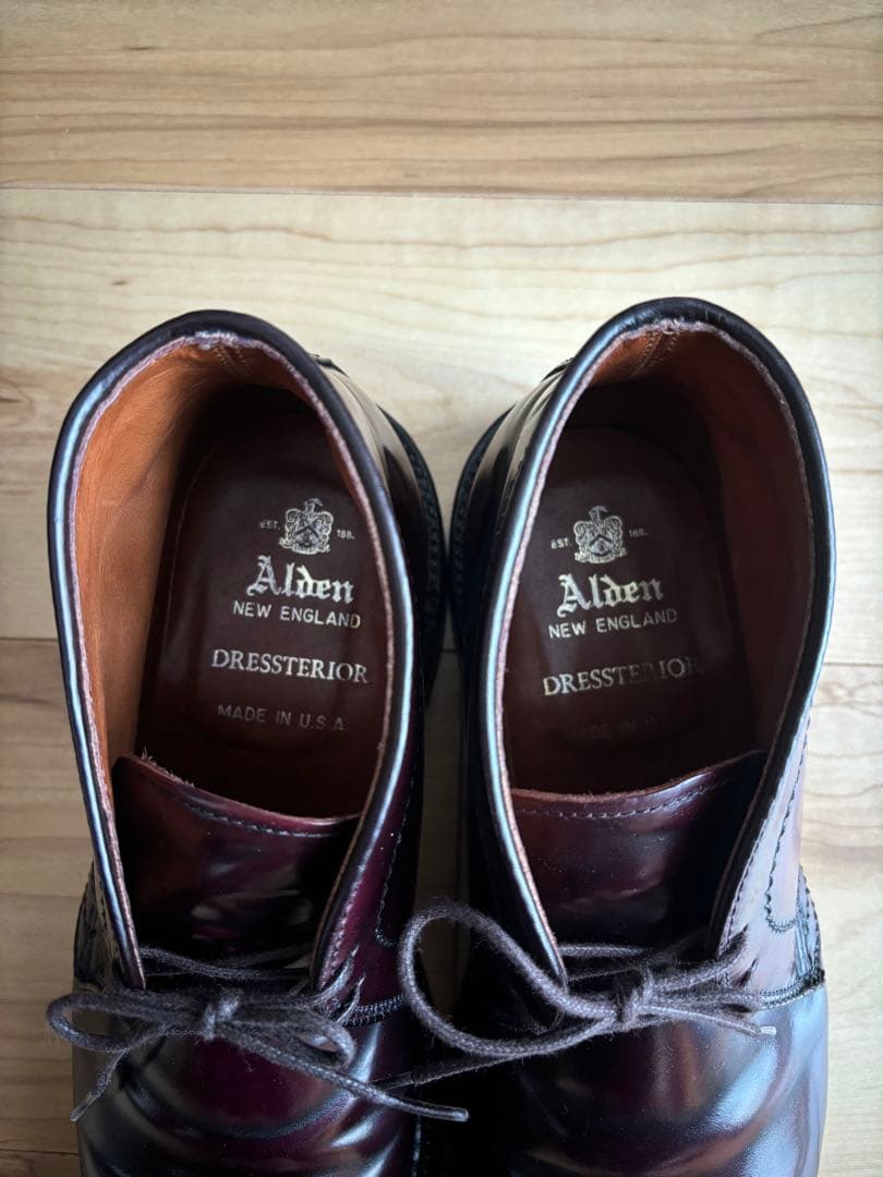 チャーリー@値引き交渉応じます alden オールデン　チャッカブーツ