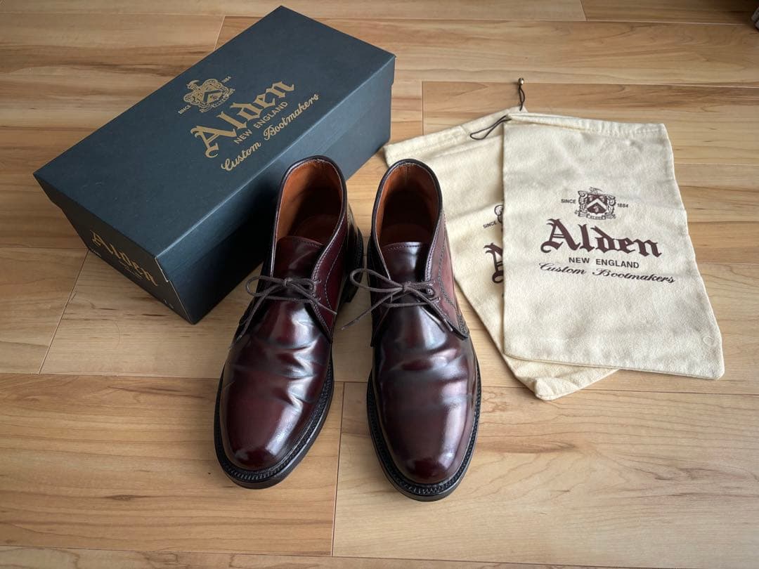 チャーリー@値引き交渉応じます alden オールデン　チャッカブーツ