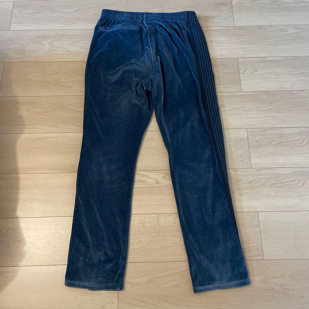 ニードルズ（Needles）ベロア素材のナロートラックパンツ