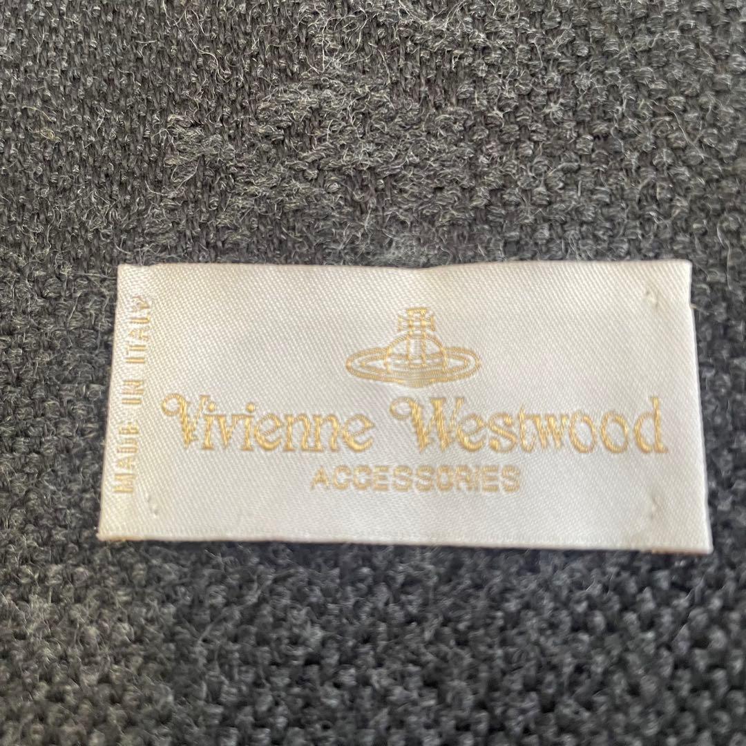 Vivienne Westwood リバーシブル　マフラー 総柄　オーブ
