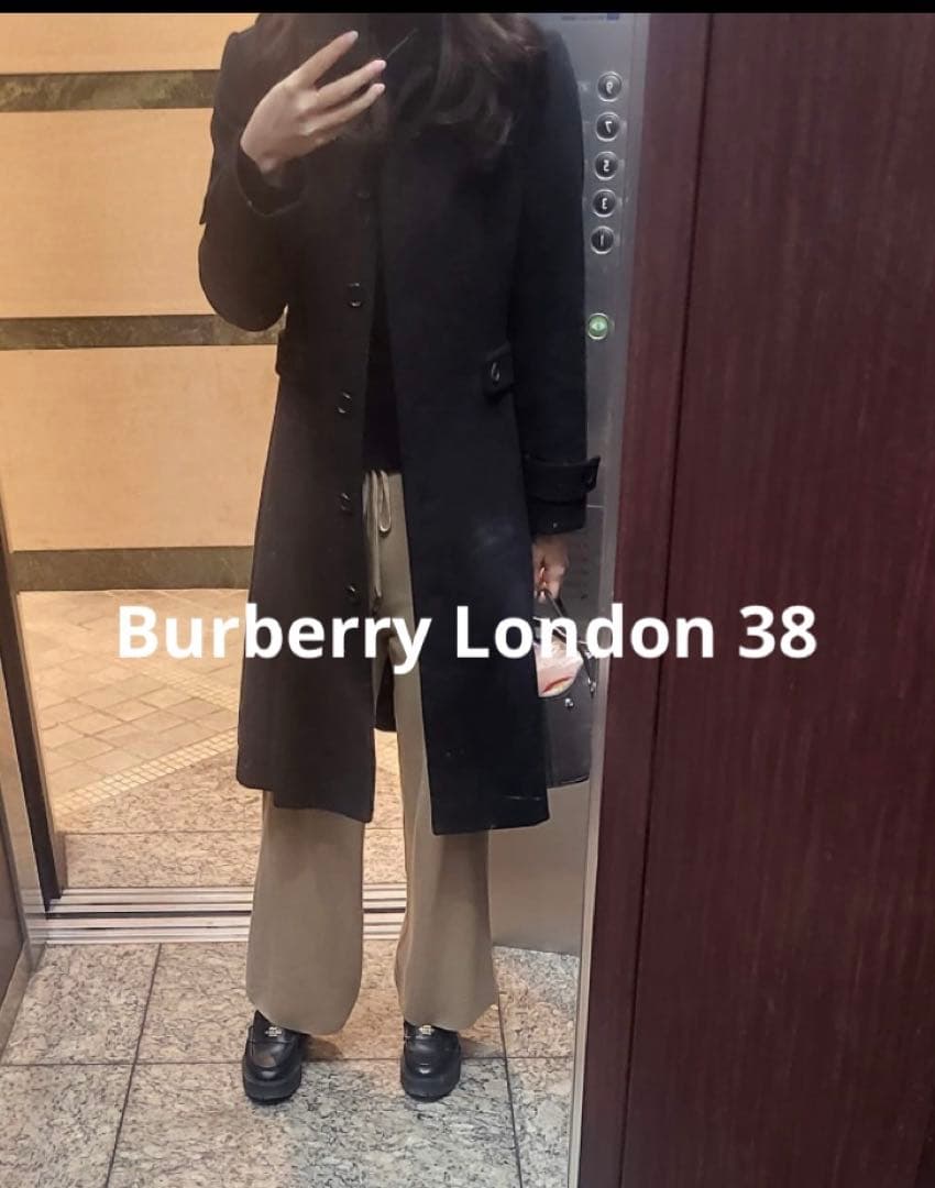 BURBERRY Londonウールコート サイズ38 着画あり