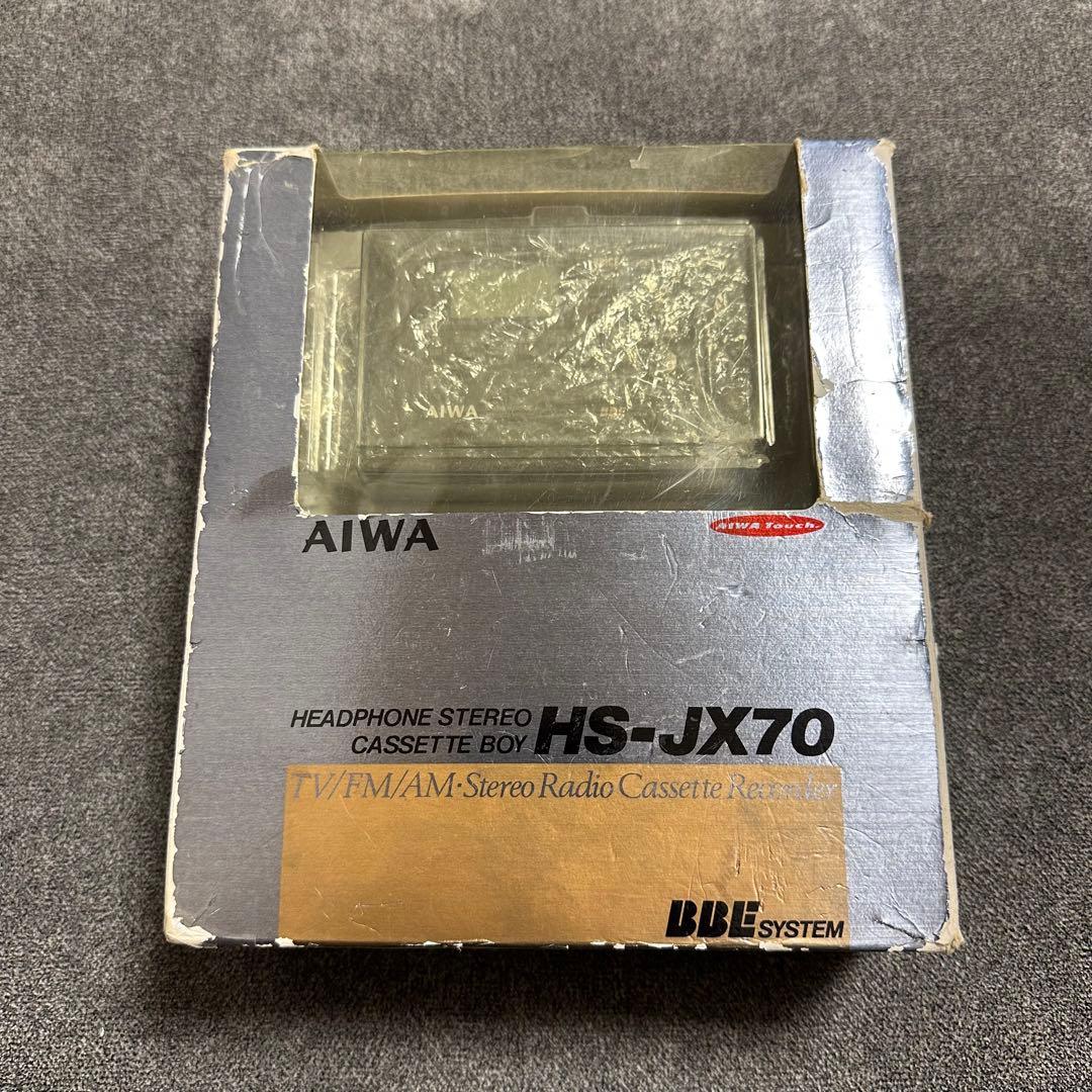 【希少】AIWA HS-JX70 カセットプレーヤー【値段交渉可】