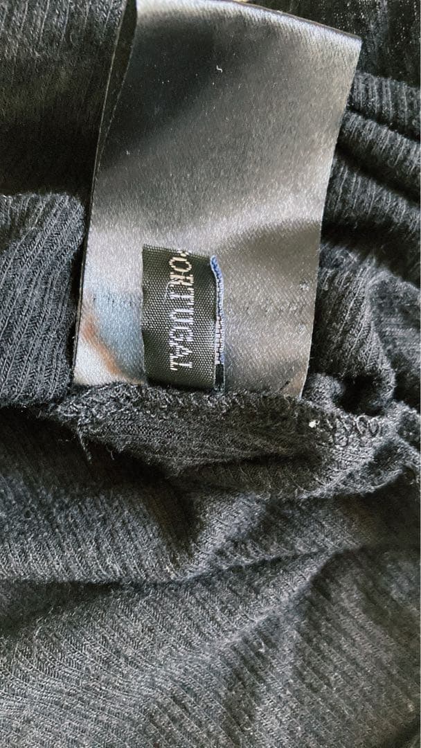 ANN DEMEULEMEESTER ブラックタンクトップ XS