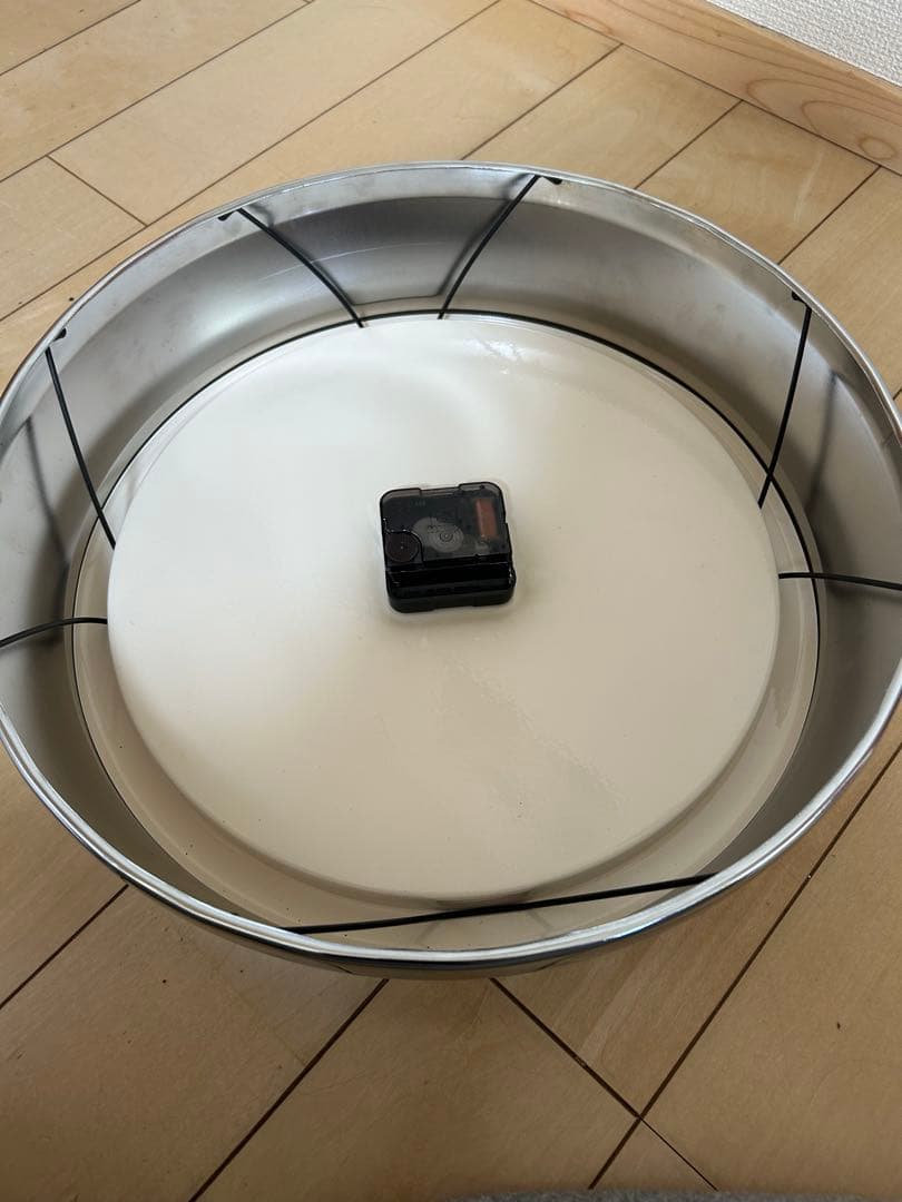 NEWGATE ELECTRIC アナログ掛時計 ホワイト/シルバー