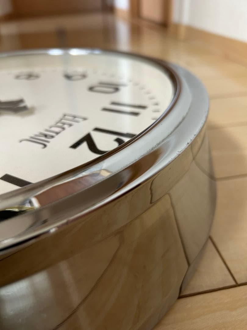 NEWGATE ELECTRIC アナログ掛時計 ホワイト/シルバー