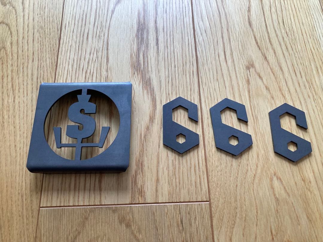 【未使用】 焚き火パラレールハンガー ＆ ケース（ブラック） SomAbito