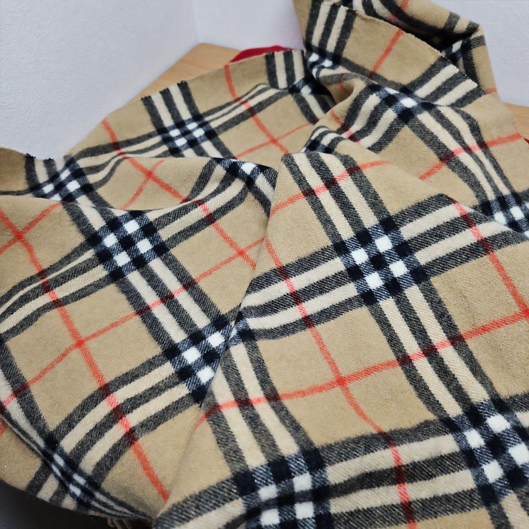 BURBERRY バーバリー マフラー ピュアカシミヤ100% ノバチェック