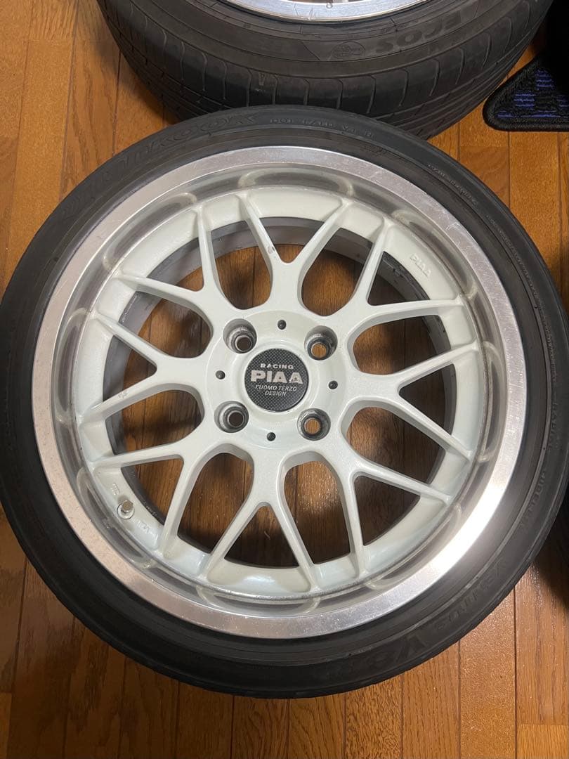 希少！　RACING PIAA 15インチ　6.5J+45 PCD100 4H