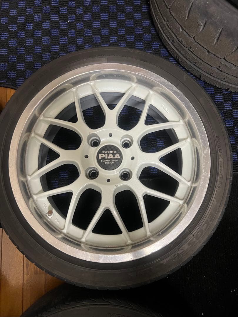 希少！　RACING PIAA 15インチ　6.5J+45 PCD100 4H