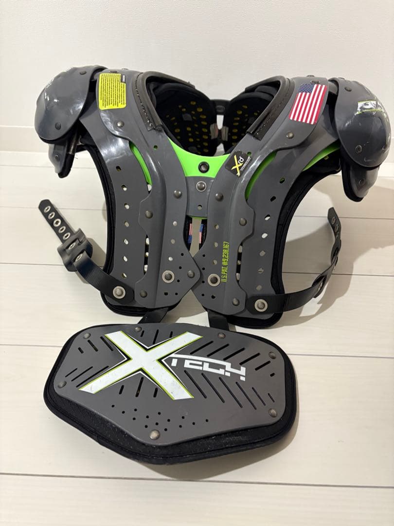 【12/7限定値下げ】XTECHPADSスキルポジションXS+バックプレート