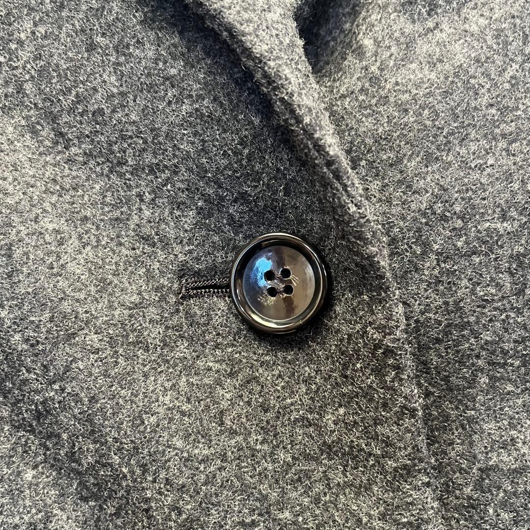 極美品✨セオリーリュクス ラムウールメルトンコート グレー 40 L 雑誌掲載