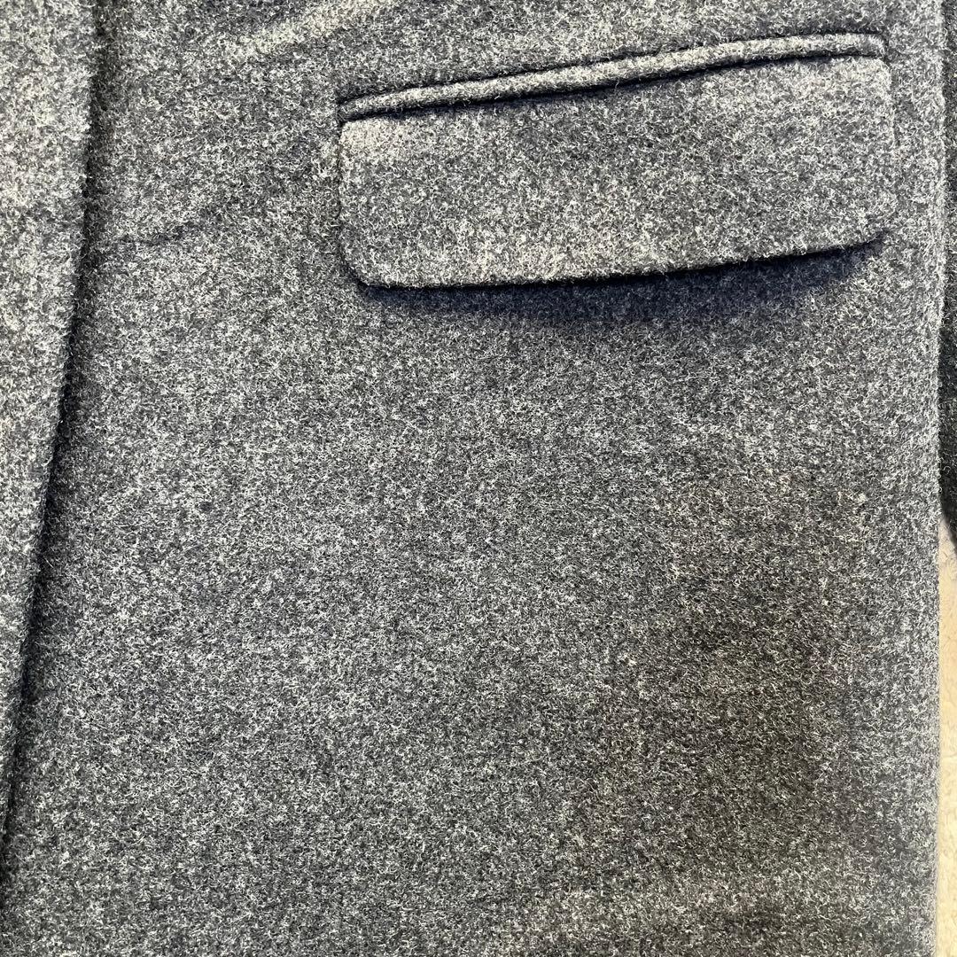 極美品✨セオリーリュクス ラムウールメルトンコート グレー 40 L 雑誌掲載