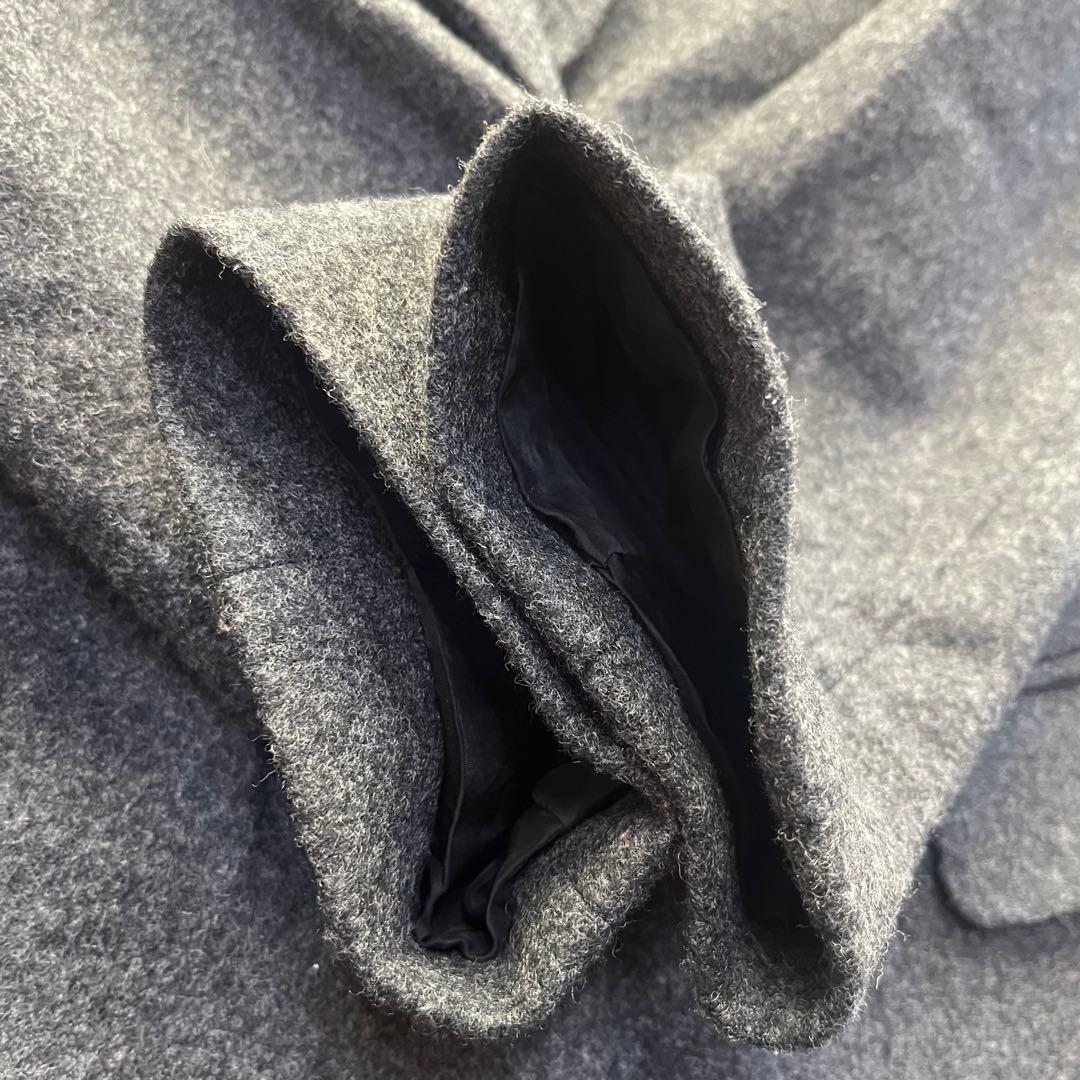極美品✨セオリーリュクス ラムウールメルトンコート グレー 40 L 雑誌掲載