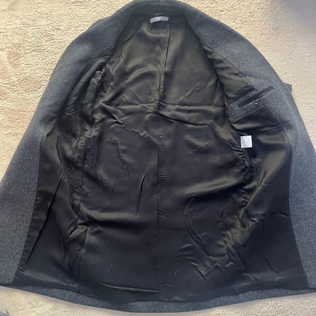 極美品✨セオリーリュクス ラムウールメルトンコート グレー 40 L 雑誌掲載