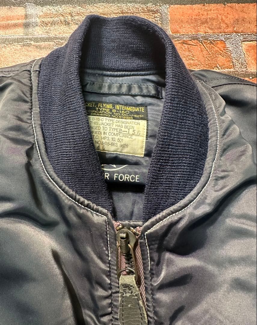 週末限定値下げ50s復刻MA-1 USAF フライトジャケット L 肉厚