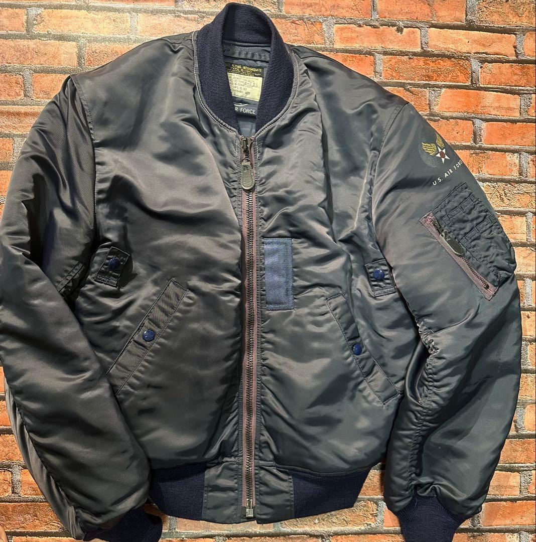 週末限定値下げ50s復刻MA-1 USAF フライトジャケット L 肉厚