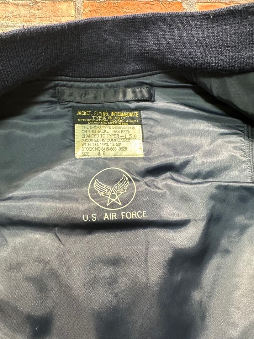 週末限定値下げ50s復刻MA-1 USAF フライトジャケット L 肉厚