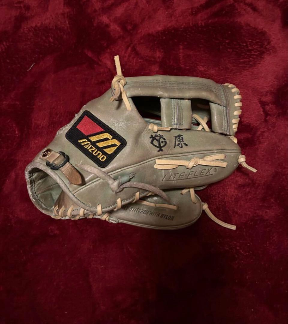 信義作　原辰徳　実使用　グローブ　ミズノ　ワールドウィン　硬式　内野　巨人　野球