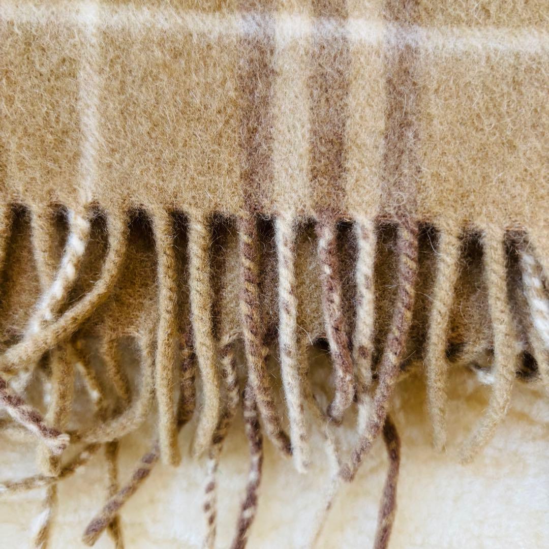 BURBERRY カシミヤマフラー チェック ユニセックス
