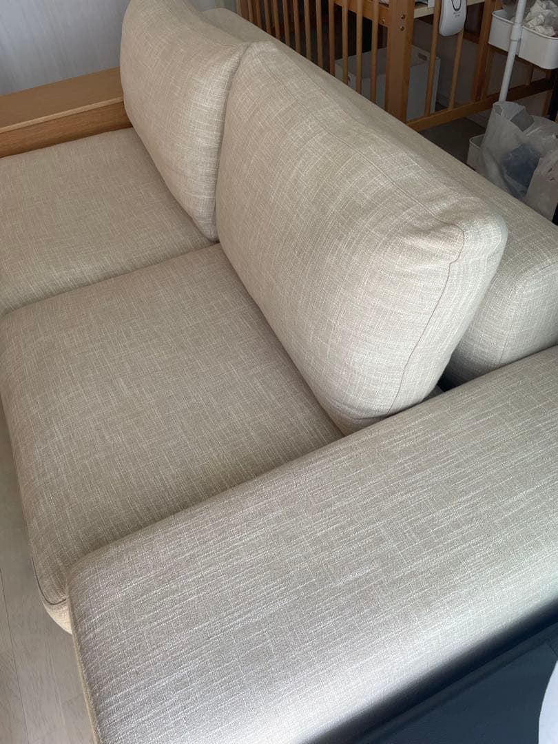 ACTUS BUILD ソファ（バッククッション＋1アーム+ウッドアーム）