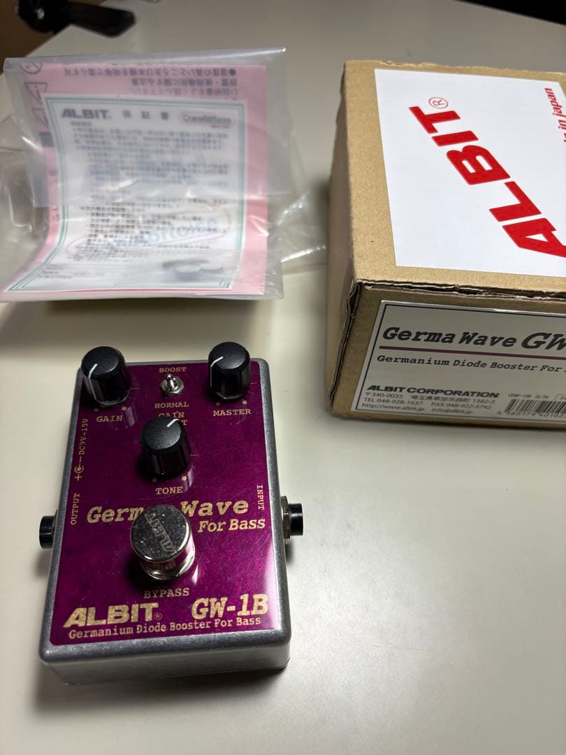 ベース ALBIT GW-1B Germanium Diode Booster