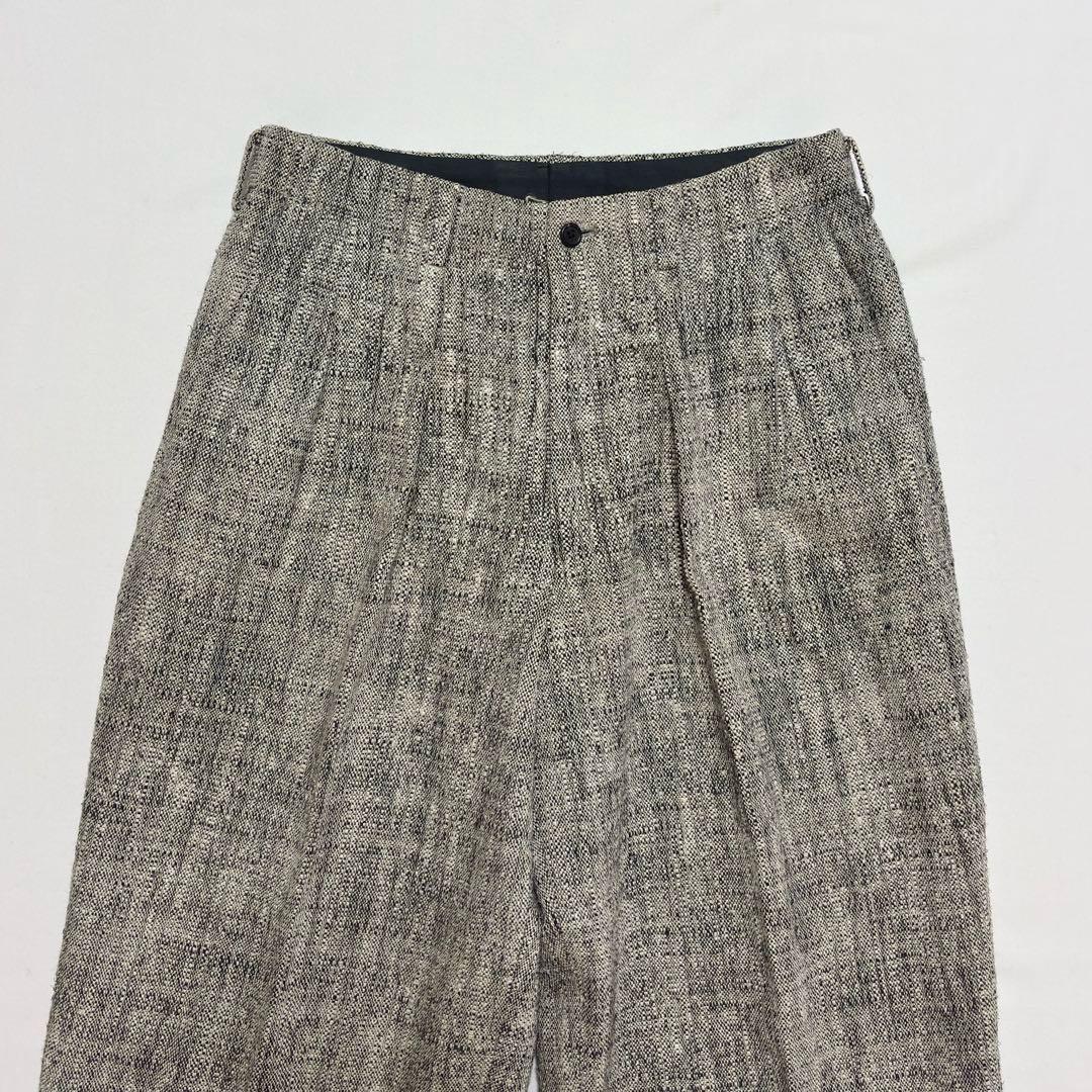 スペシャル 90s ワイズフォーメン ウールシルクツイードスラックス ヨウジ