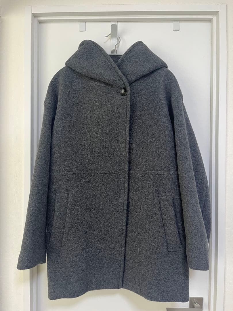 JOURNAL STANDARD フード付きウールコート 38