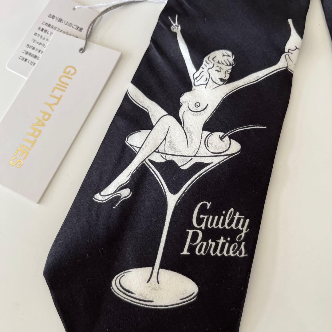ワコマリア　Guilty Parties ブラック ネクタイ