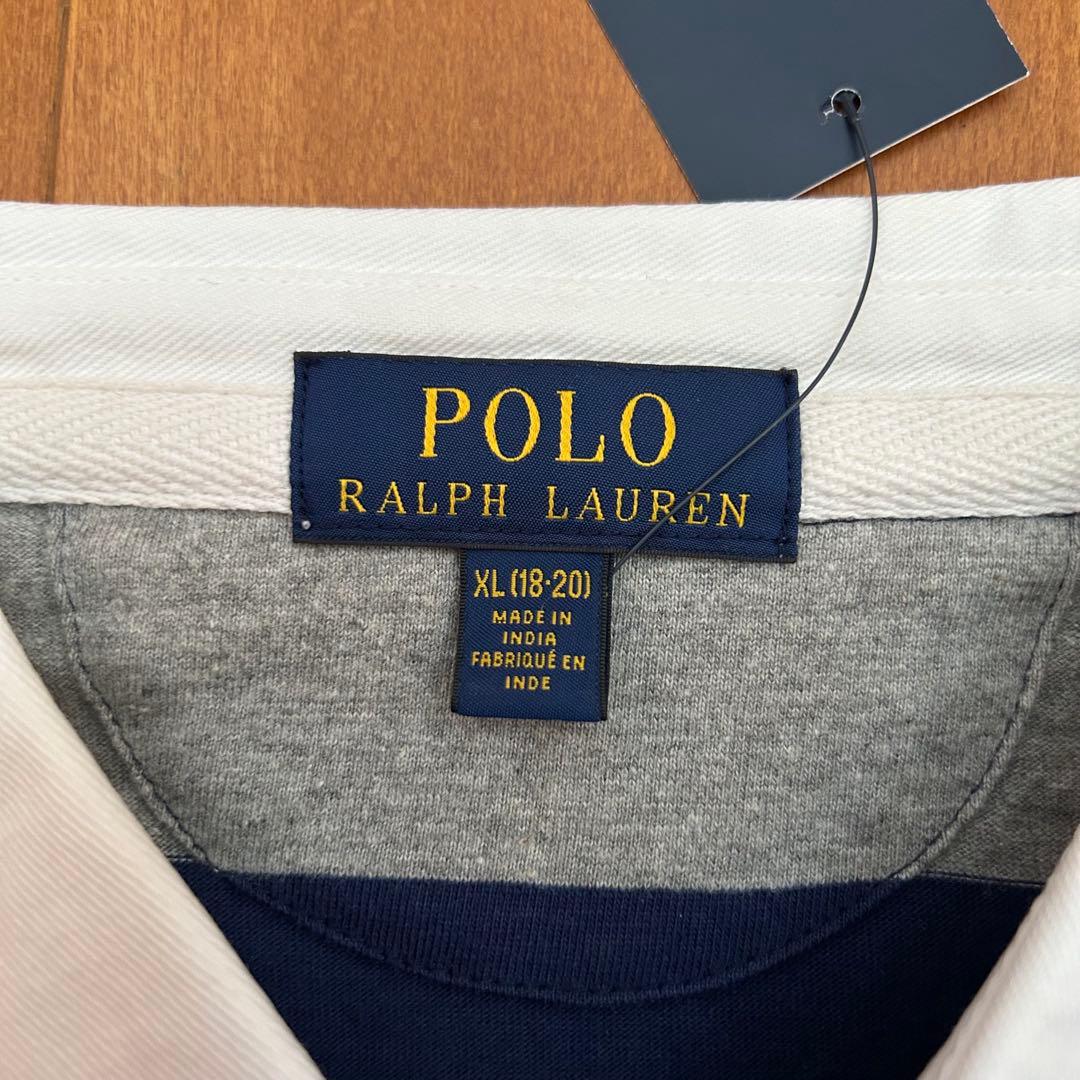 新品 90s POLO Ralph Lauren ラガーシャツ 太ボーダー