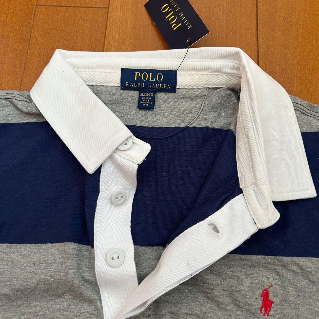 新品 90s POLO Ralph Lauren ラガーシャツ 太ボーダー