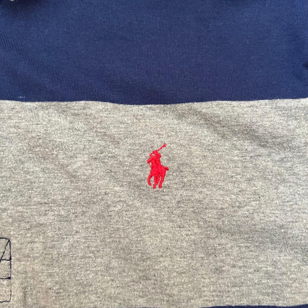 新品 90s POLO Ralph Lauren ラガーシャツ 太ボーダー