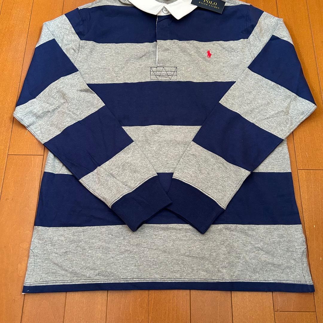 新品 90s POLO Ralph Lauren ラガーシャツ 太ボーダー