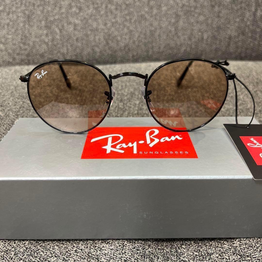 未使用正規品　RayBan木村拓哉さんラウンドメタル RB3447 002/4B