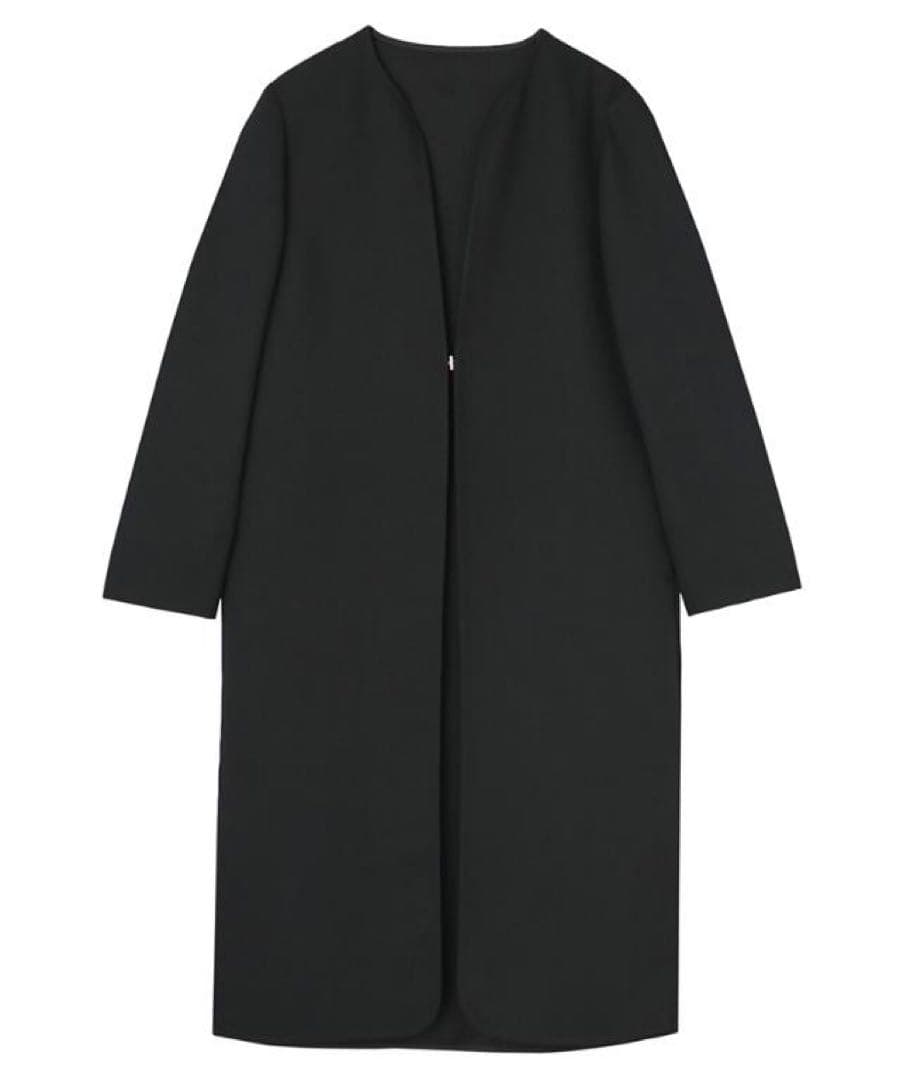 美品☆JENNE ジェンヌ　クラシカルロングジャケット　ブラック　M