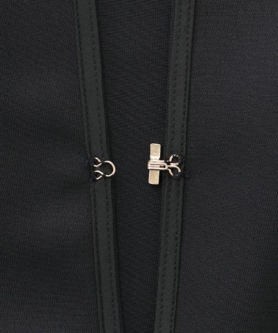 美品☆JENNE ジェンヌ　クラシカルロングジャケット　ブラック　M