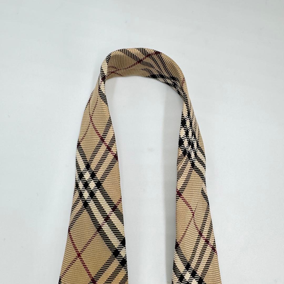 人気 バーバリー ネクタイ ノバチェック レギュラー ビジネス イタリア製 絹