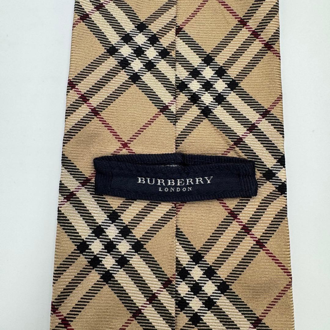 人気 バーバリー ネクタイ ノバチェック レギュラー ビジネス イタリア製 絹